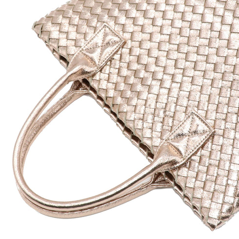 【雑誌掲載】メタリックメッシュトートバッグポーチセット 17-1015